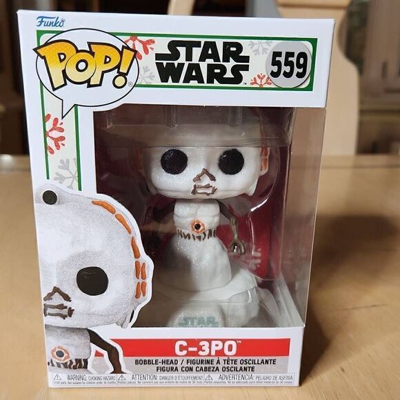 Funko Pop Star Wars C-3PO snowman bobblehead #559 - Picture 1 of 2